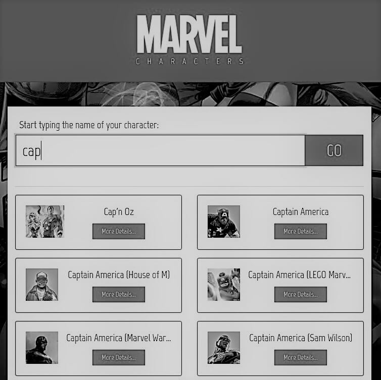 Marvel Characters